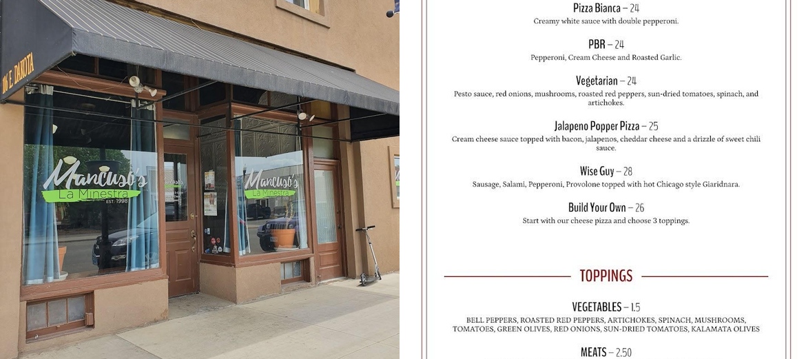 La Minestra aka Mancuso's Menu